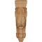 Ekena Millwork 3 1/2"W x 9"D x 12"H Medium Hudson Acanthus Wood Corbel, Alder CORW04X09X12HDAL - alternate 3